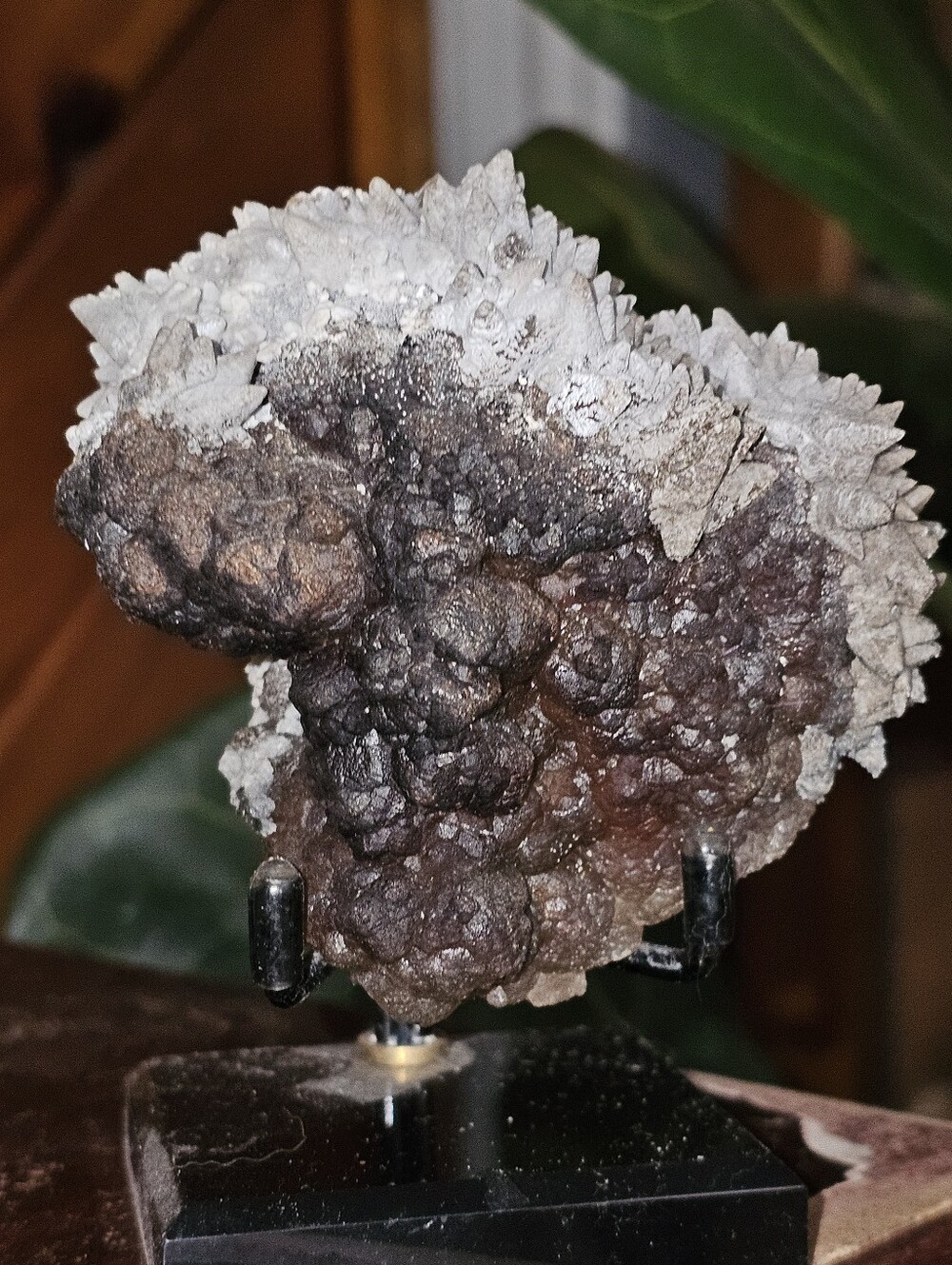 Botryoidal Hematite Fluorite With Dogtooth Calcite